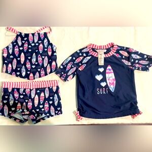 Swimsuit- Tommy Bahama sz 4T 3 piece like new